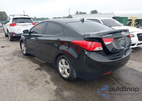 2013 Hyundai Elantra Gls from USA, damaged, VIN 5NPDH4AE1DH338933